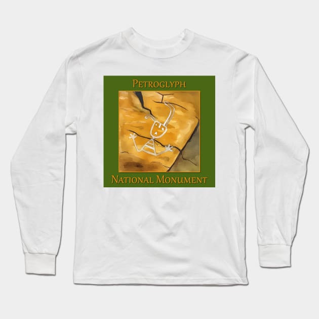 Petroglyph National Monument Long Sleeve T-Shirt by WelshDesigns